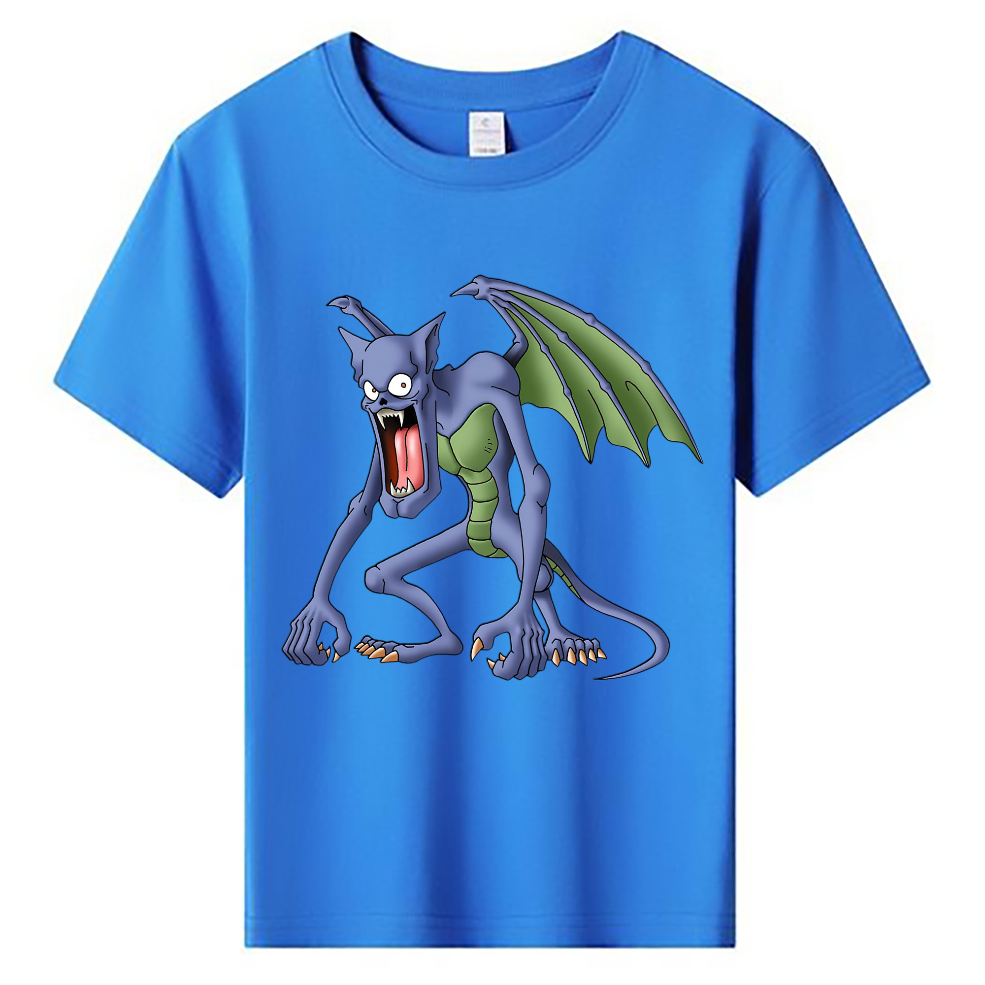 （画像用） ドラゴンクエスト Doragon Kuesuto Dragon Quest 綿100％キッズTシャツ（フロントプリント）